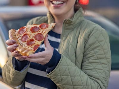 Eine Geschichte, erzählt durch Pizza