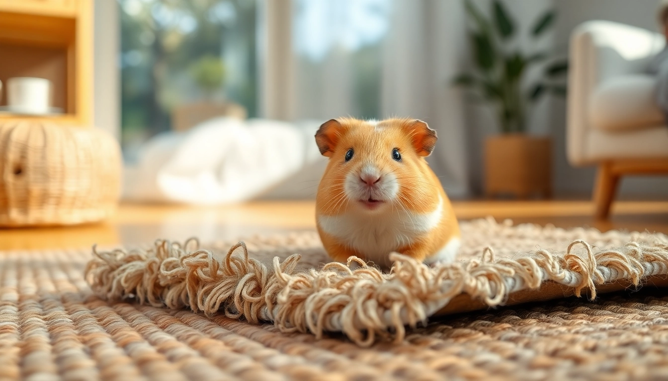 Nagermatte für Nagetiere, die ein komfortables Zuhause für kleine Tiere bietet.