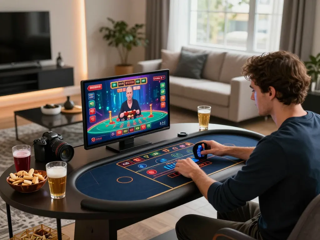 Strategisches Online-Gambling mit Immobilienmakler Frankfurt Dornbusch auf dem Tablet