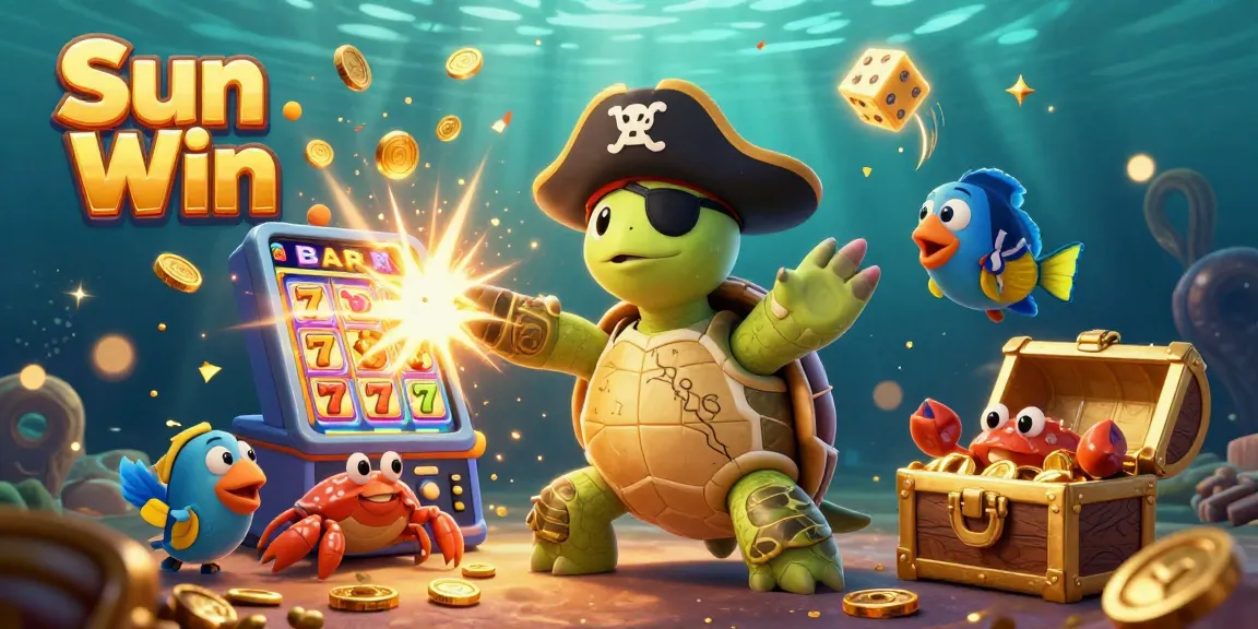 Experience Sun Win with 3D characters engaging in thrilling casino adventures amidst vibrant game elements.